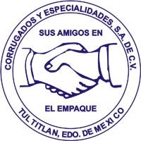 Logo Corrugados Y especialidades sus amigos en el emapque